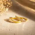 Wave Stacking Ring, 18k Gold Filled - Ma Vie Jewelry